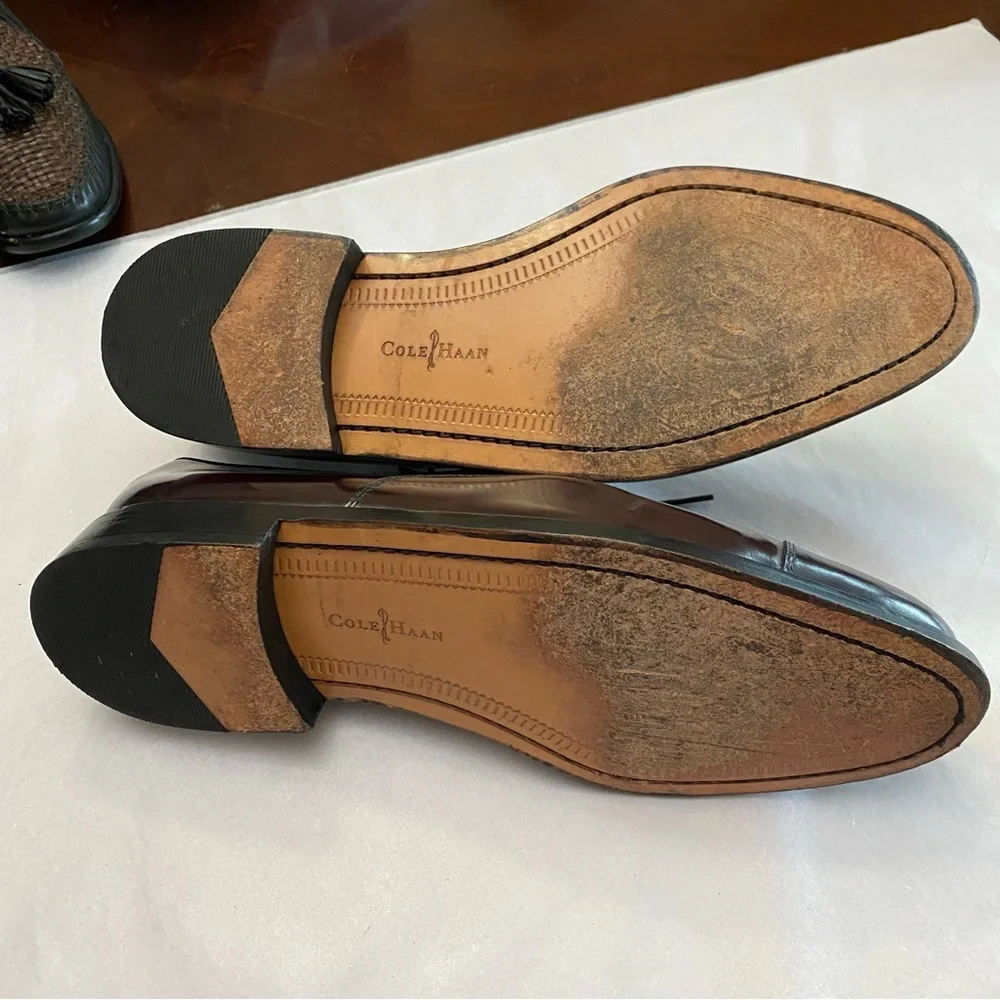 Cole Haan‎ Men’s Rich Chocolate Classic Modern Cap Oxford Lace Up Dress Shoe 9.5